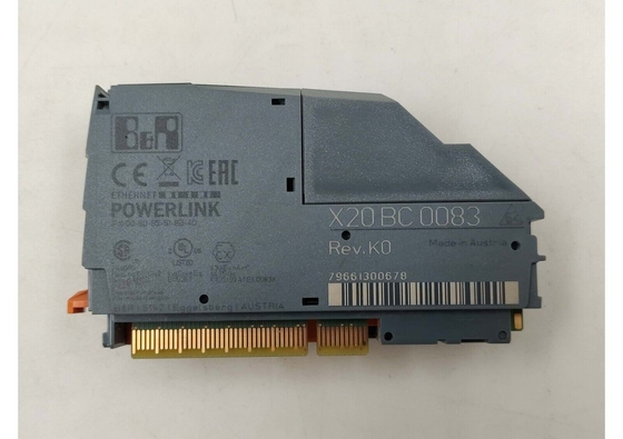 Le contrôleur POWERLINK V1/V2 de bus système de PLC de X20BC0083 B&amp;R X20 a commandé le noeud
