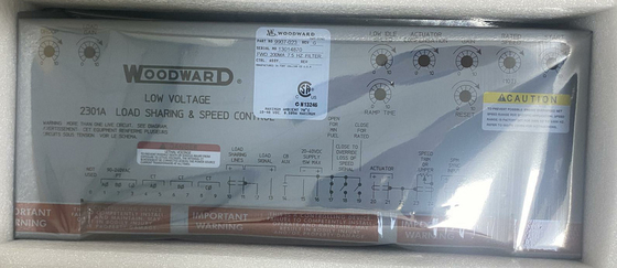 Woodward 9907-023 Contrôle de vitesse d'action avant 4 ̊20 mA ou 1 ̊5 Vdc 2301A -40 à + 158 °F