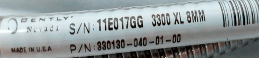 Bently Nevada 330130-040-01-00 3300 XL Système de transducteur de proximité 8 mm câble de prolongation blindé