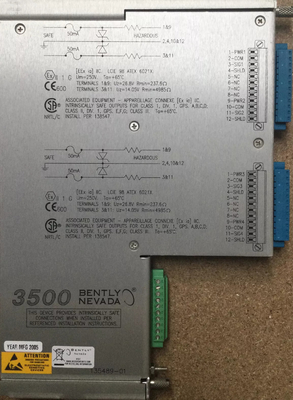 Bently Nevada 3500/42M-04-00 135489-01 Module d'entrée/sortie avec barrière interne