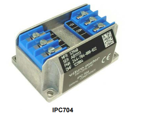 IPC704 244-704-000-511 Conditionnateur de signal pour capteurs utilisant des matériaux piézoélectriques standard