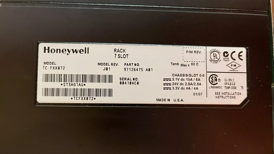 TC-FXX072 Honeywell 7 châssis de support de carte à fente pour module DCS module PLC