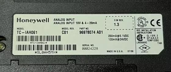TC-IAH061 Module d'entrée analogique de Honeywell Experion Module PCL en stock
