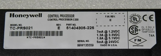 TC-PRS021 Module de traitement de commande Honeywell Module C200 Module DCS Parts Module PLC