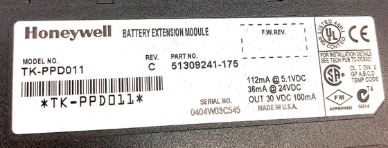 TK-PPD011 Module d'extension de la batterie Honeywell Rev C Module de commande PLC