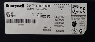 TK-PRS021 Module de contrôle du processeur Honeywell ControlLogix C200