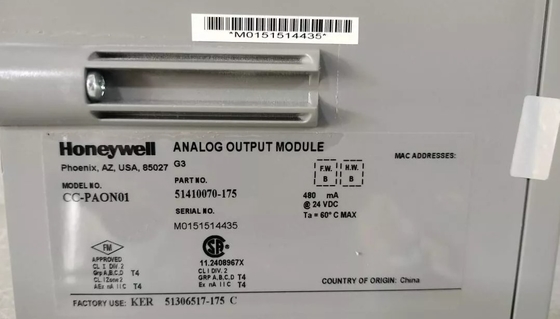 CC-PAON01 Module de sortie analogique Honeywell pour le module PLC du contrôleur C300