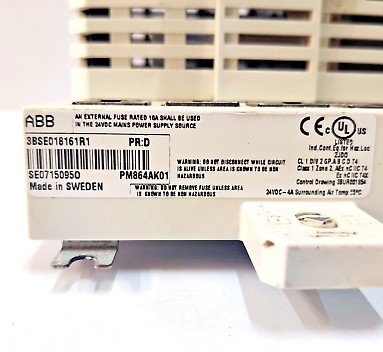 ABB PM864AK01 3BSE018161R1 AC 800M Unité de traitement Module d'entrée/sortie du processeur