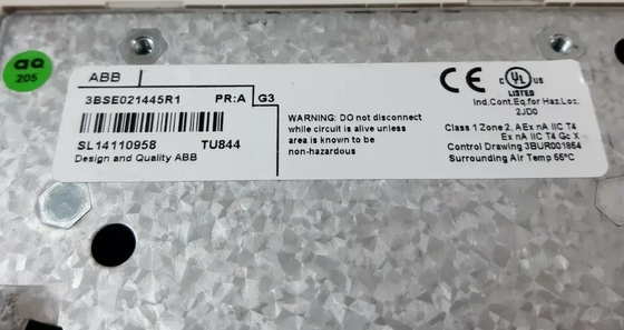 ABB TU844 3BSE021445R1 Unité de terminaison du module redondant