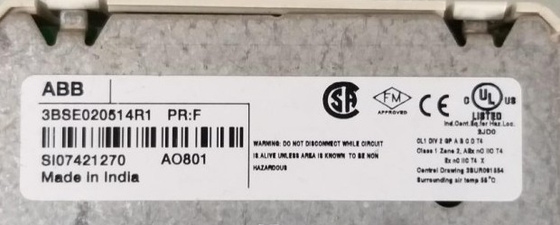 ABB AO801 3BSE020514R1 Module de sortie analogique 8 canaux