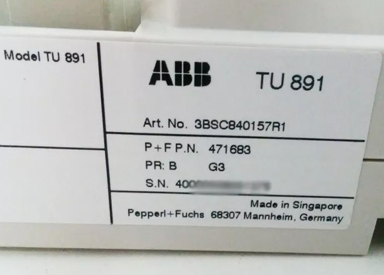 ABB TU891 3BSC840157R1 Unité d'arrêt de montage Module PLC en stock