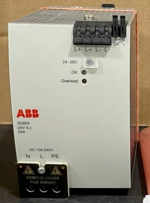 ABB SD834 3BSC610067R1 Énergie S800 Module d'entrée/sortie DCS Pièces en stock