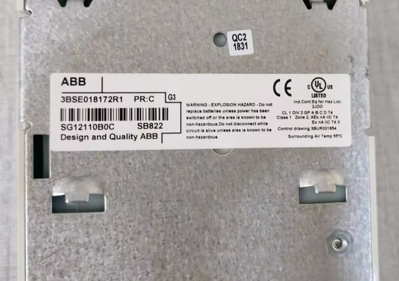 ABB SB822 3BSE018172R1 Unité de batterie rechargeable S800 module d'entrée/sortie