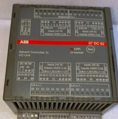 ABB 07DC92 GJR5252200R0101 Module d'entrée/sortie numérique PLC d'automatisation distribuée