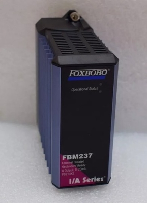 Foxboro FBM237 P0914XS Huit canaux de sortie analogiques 0-20 mA Les signaux sont électriquement compatibles avec les appareils de champ HART