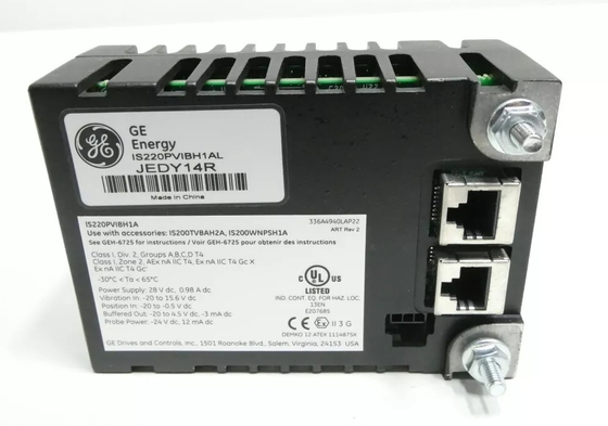 GE IS220PVIBH1A Vibration I/O Pack BPPB Marque VIE Système de commande
