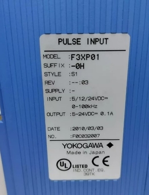 F3XP01-0HS1 YOKOGAWA Modules de comptage à grande vitesse à plusieurs contrôleurs sans portée