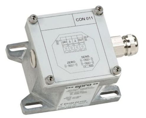 CON011 EPRO Convertisseur de signal de courant de tourbillon monté sur panneau durci