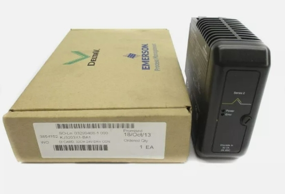La carte de contact sèche KJ3203X1-BA1 Emerson DI à 32 canaux 24 VDC