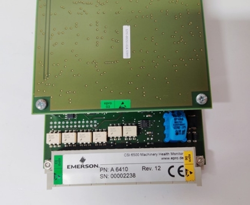 A6410 Moniteur d'expansion de soupape et de boîtier d'Emerson pour moniteur d'état de la machine AMS 6500
