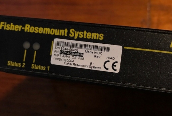 10P54080004 Module d'interface de champ de sortie analogique à 16 points d'Emerson