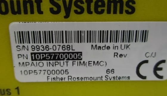 10P57700005 carte d'interface Emerson entrée analogique 16 point 4-20 mA