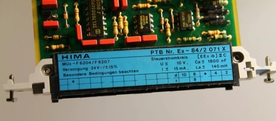 F6204 Module PLC HIMA améliorer l'efficacité du contrôleur du système Module d'alimentation