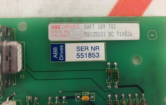 SAFT 189 STI 58125121 Tableau d'interface ABB