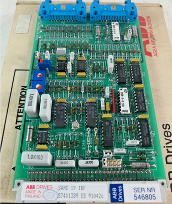 SAMC 19 INF 57401389 carte d'interface de microprocesseur ABB