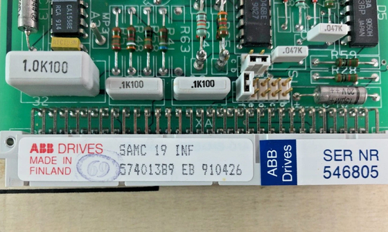SAMC 19 INF 57401389 carte d'interface de microprocesseur ABB