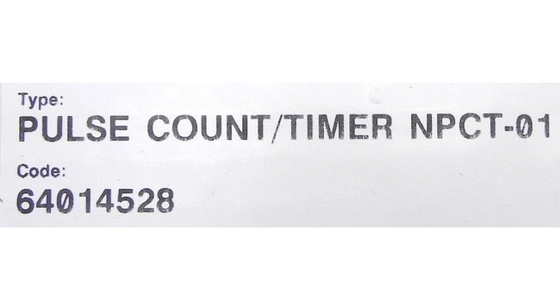 NPCT-01 64014528 Unité de compteur de pouls ABB