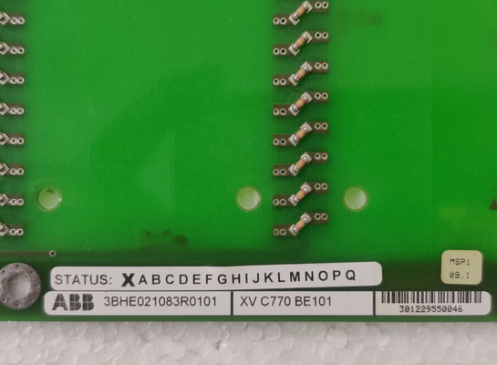 XVC770BE101 3BHE021083R0101 ABB Carte HVD Revêtue