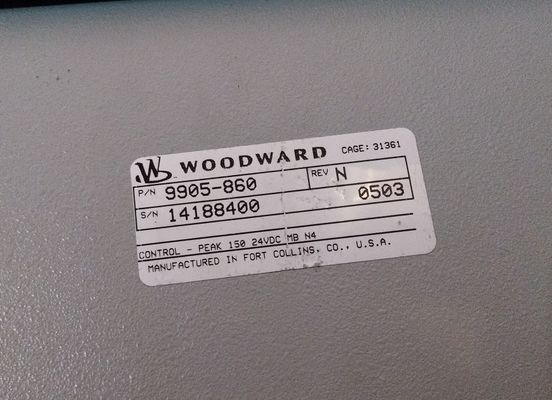 9905-860 Woodward Peak 150 Digital Control