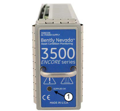 Bently Nevada 3500/10E ENCORE Series Power Supply Module with Universal AC Input Half-Height Design for 3500 ENCORE System