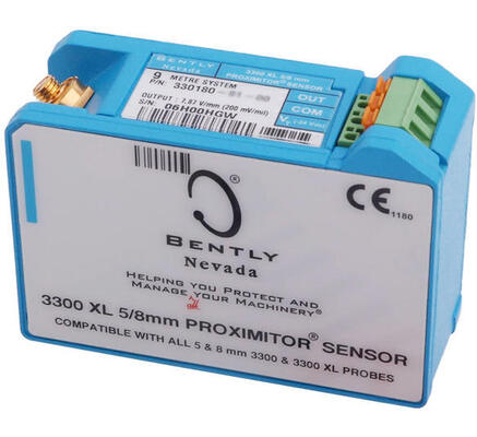 Bently Nevada 330180-50-00 Sensor de proximité de la série 3300 XL avec installation DIN Rail et garantie de 12 mois