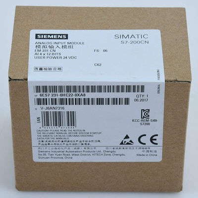 unité simatic de module d'entrée analogique de la fin de support 231 de NC d'unité centrale de traitement de Siemens 6es7231-0hc22-0xa8 Siemens s7-1200