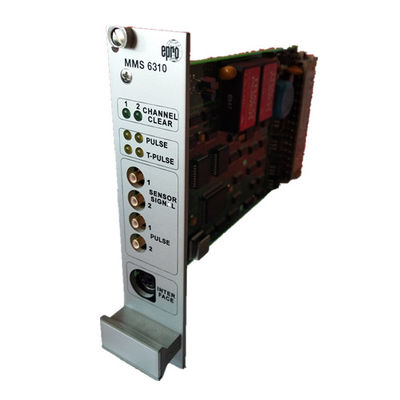 Système de contrôle à canal double de DCS du moniteur MMS6310 d'impulsion principale d'EPRO MMS 6310