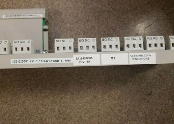 Base de sortie de relais de PLC d'ovation de 1C31222G01 Westinghouse