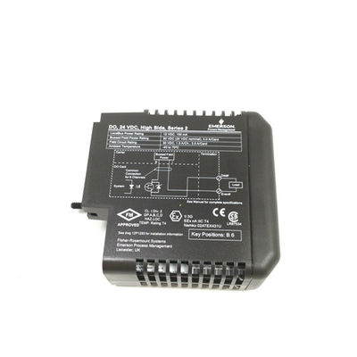 Le haut module de sortie du côté 24V de KJ3202X1-BA1 Emerson EPRO DeltaV a fondu le noir 12P2536X062 de terminal d'entrée-sortie