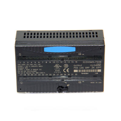 Position positive 5A groupé par logique 32PT du module de sortie de logique de PLC VersaMax d'IC200MDL750 GE Fanuc 12/24VDC