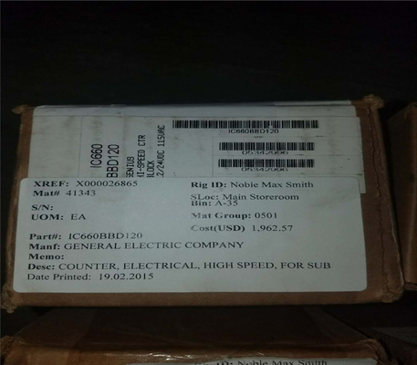 Le système de PLC d'IC600BF832 GE Fanuc 115 volts à C.A. a entré le module General Electric