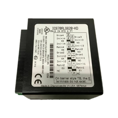 L'entrée analogique de RDT de la Manche du contrôle de champ d'IC670ALG620 GE Fanuc GE 4 a isolé 3 le fil General Electric