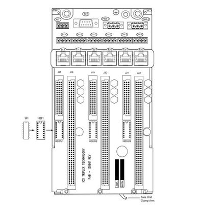 DCS Rockwell Automation de PLC de contrôleur d'AADvance d'unité centrale de processeur de T9100 Rockwell ICS