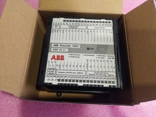 Pièces de rechange GJR5251400R0101 de PLC de module d'entrée-sortie d'ICDG32L1 ABB Procontic