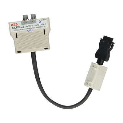 Câble d'adaptateur de PC de fenêtre d'entraînement de DCS de NDPC-02 ABB des pièces de rechange de PLC d'adaptateur de carte de DDCS/PC