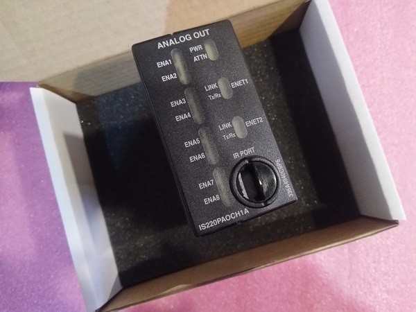 GE IS220PAOCH1A Module de sortie analogique de la marque VIe 0-20 mA, jusqu'à 900 Ω Module PLC