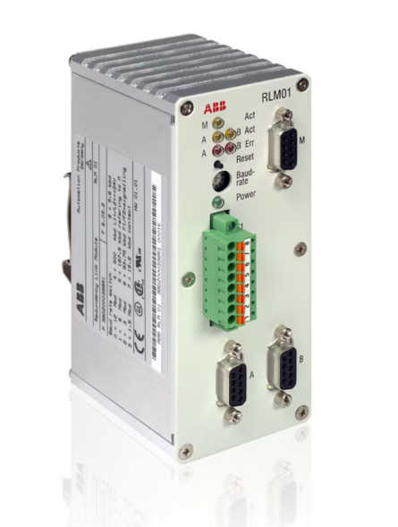 Module de liaison de redondance ABB RLM01 PROFIBUS avec répéteur de signal DP PROFIBUS redondant et commutation automatique de ligne