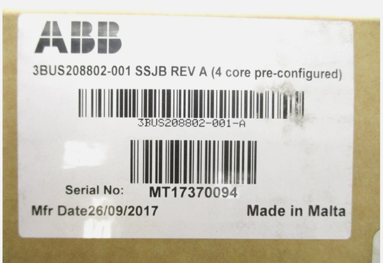 3BUS208802-001 ABB STANDARD SIGNAL JUMPER BOARD qui est équipé d'un système de détection des signaux