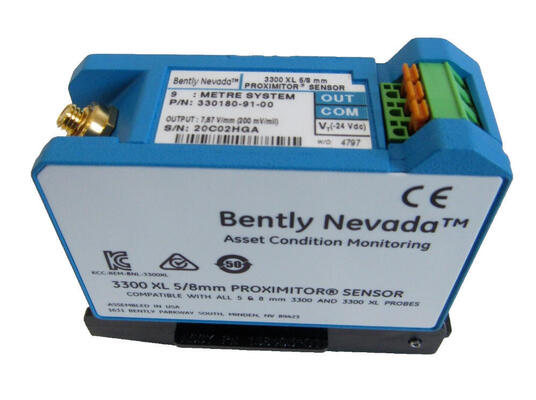 Bently Nevada 330180-91-00 3300 XL Proximité du capteur pour la mesure sans contact dans le système de capteur de courant d'Eddy